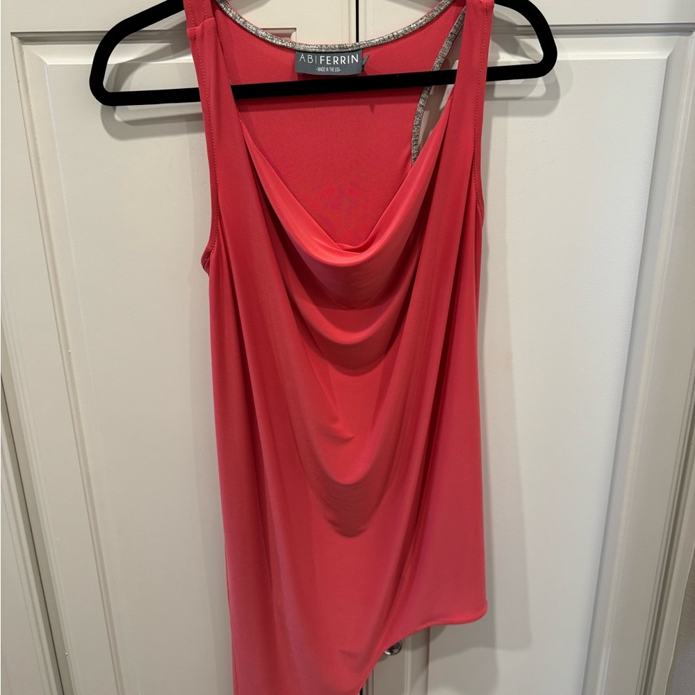 Abi Ferrin - Salmon Tank - Size XS